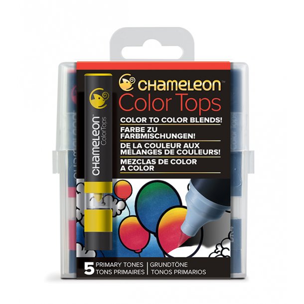Chameleon 5-Pen Color Tops Primary Set